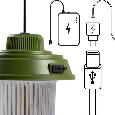 4. LATARKA LAMPA CAMPING USB 3 RODZAJE ŚWIATŁA REDCLIFFS KHAKY