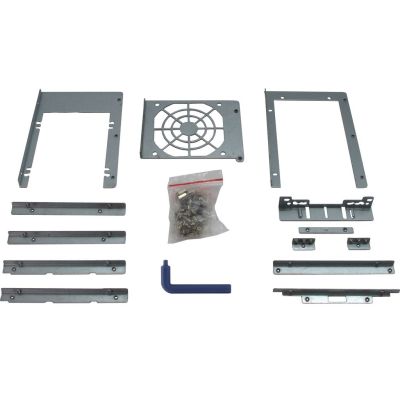 10. Inter-Tech 4U-4424 Rack Czarny, Srebrny