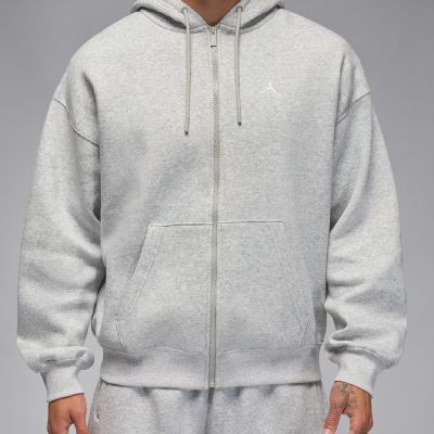 3. Bluza sportowa męska Air Jordan Brooklyn Fleece Full-Zip Hoodie Szara - IB7231-050