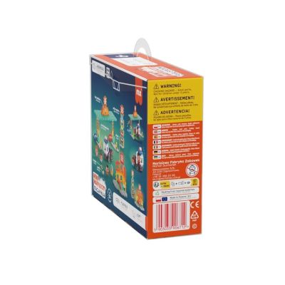 4. MARIOINEX Klocki Mini Waffle City Stacja paliw, 148 elementów