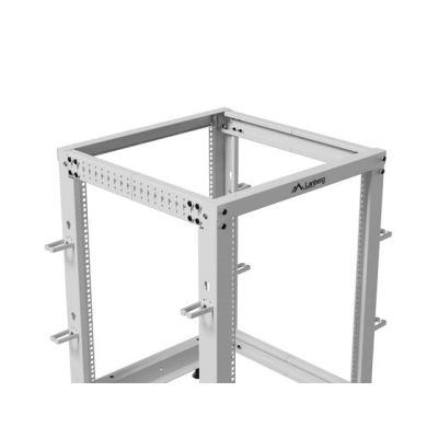 8. Szafa rack LANBERG 19" 15U 600x600-1100 OR01-6115-S regulowana szara