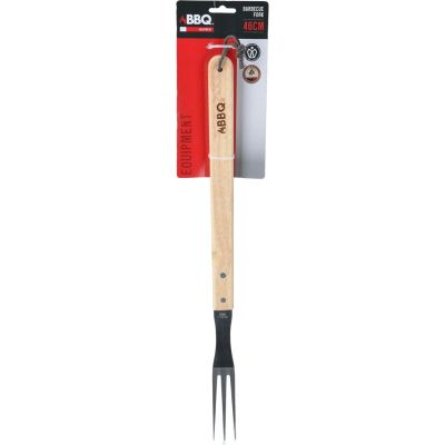 16. WIDELEC DO GRILLA 46CM Z DREWNIANĄ RĄCZKĄ