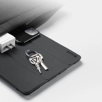4. DUX DUCIS Domo składany pokrowiec etui na tablet z funkcją Smart Sleep podstawka Samsung Galaxy Tab S8/S9 Ultra czarny
