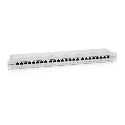 Patchpanel Equip CAT6 24 Port lightgrey 19 cali (1HE)