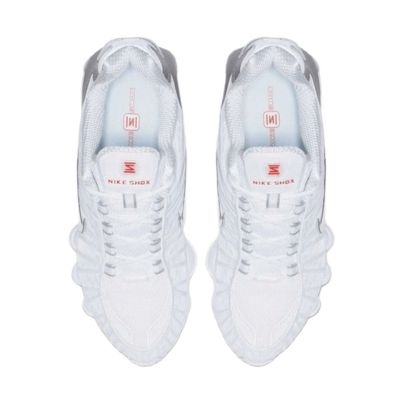 3. Buty sportowe męskie Nike SHOX TL Metallic Silver białe - AV3595-100