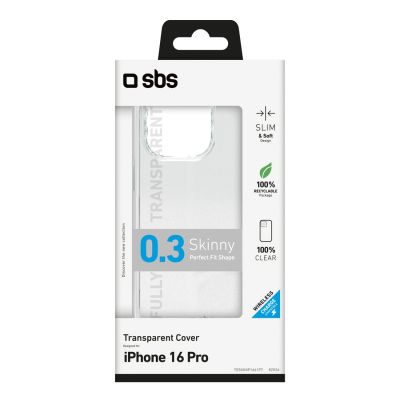 2. Etui SBS Skinny Cover na iPhone 16 Pro - przezroczyste