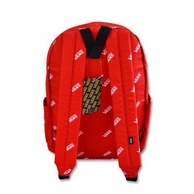 5. Plecak szkolny młodzieżowy Vans New Skool Backpack 20L True Red - VN0006280PZ1