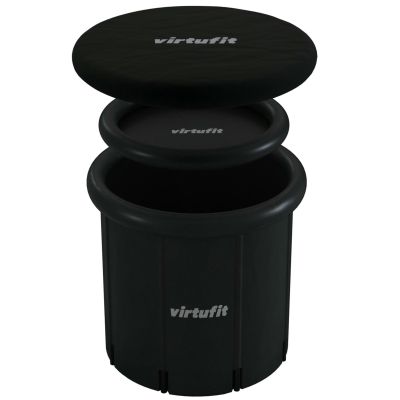 44. VIRTUFIT WANNA LODOWA XXL - 375 LITRÓW - ANTRACYT - Z AKCESORIAMI