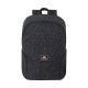 2. Plecak na laptop 15,6", RIVACASE Anvik, 15L, czarny, z materiału wodoodpornego, kieszenie na tablet 10,5", smartfon, dokumenty, akcesoria, butelkę