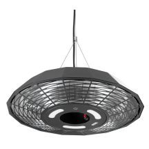 Grzejnik patio sufitowy Infrared TB2068C-01, 2000 W, liczba poziomów mocy 1, do pomieszczeń do 20 m2, Czarny, IP45