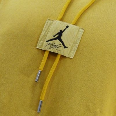 4. Bluza z kapturem Air Jordan Essentials Statement Fleece Washed Pullover Hoodie Yellow Ochre - FB7290-752