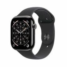 Apple Watch Series 11Â GPS + Cellular 42mmÂ Natural Titanium Case with Stone Grey Sport Band - S/M