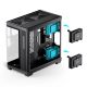 11. Jonsbo TK-4 Gehäuse, Midi-Tower, ATX, Tempered Glass - schwarz