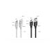 10. Kabel Ugreen US287 60115 USB-A / USB-C 2A 0.5m - czarny