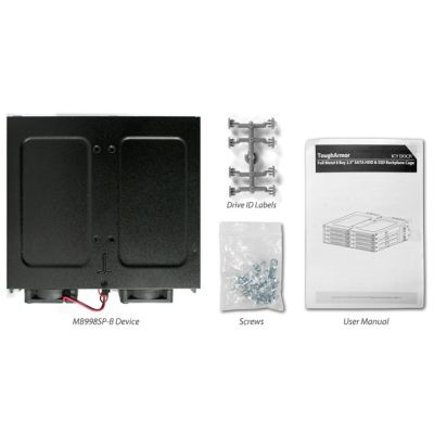 9. ICY Dock ToughArmor MB998SP-B - Obudowa do przechowywania - 6,4 cm (2,5") - matowy