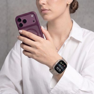 5. Bransoleta Tech-Protect Stainless na Apple Watch 44 / 45 / 46 / 49 mm - srebrno-złoty