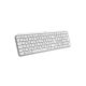 5. Klawiatura Logitech MX Keys S 920-011566 RF Wireless + Bluetooth QWERTZ Niemiecki Aluminium, Biała