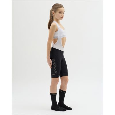 4. Spodenki rowerowe (z wkładką, na szelkach) dziecięce SILVINI Junior Bib shorts SUELI BIB
