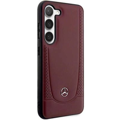 4. Etui Mercedes Leather Urban Bengale na Samsung Galaxy S23 - czerwone