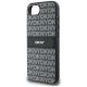 6. Etui DKNY Repeat Texture Pattern with Tonal Stripe na iPhone 16e - czarne