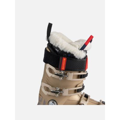 6. Buty narciarskie damskie Rossignol PURE PRO HEAT GW Metal Gold złoty
