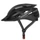 2. Kask rowerowy MTB Wozinsky z odpinanym daszkiem i tylną lampką USB 54-57 cm - czarny