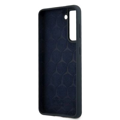 7. Etui Mercedes Silicone Line na Samsung Galaxy S21+ - niebieskie