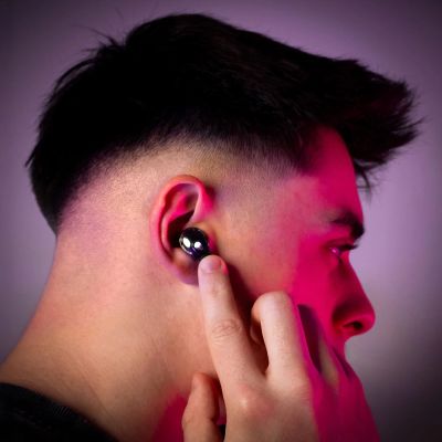 6. Acefast T8 dokanałowe słuchawki bezprzewodowe TWS Bluetooth - czarne