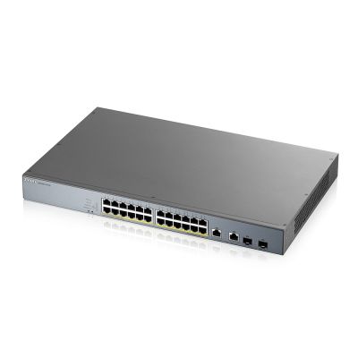 2. Switch Zyxel GS1350-26HP 26p PoE (PoE+: 24;) 375W Managed Gigabit