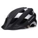 3. Kask rowerowy MTB Wozinsky z odpinanym daszkiem lekki 57-62 cm - czarno-srebrny