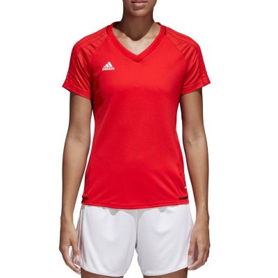 9. Koszulka damska adidas TIRO 17 Training JSY Women czerwona BP8560