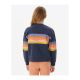 3. Bluza dziewczęca RIP CURL Melting Waves Crew -Girl granatowa