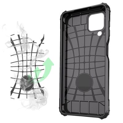 3. Hybrid Armor pancerne hybrydowe etui pokrowiec Samsung Galaxy A22 4G niebieski