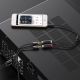 5. Ugreen adapter audio jack 3.5mm męski do 2xRCA żeński kabel 0.25m szary (AV109)