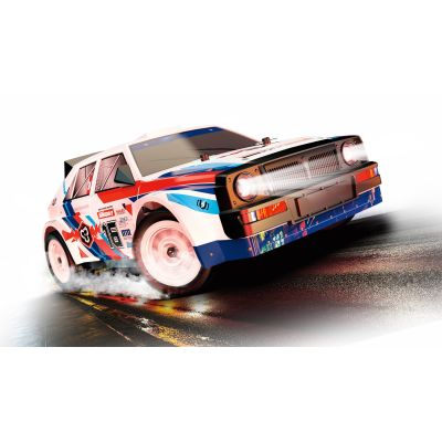 3. Samochód Amewi RC Drift Rallye LR16 4WD 1:16 RTR biały/niebieski/czerwony /14+