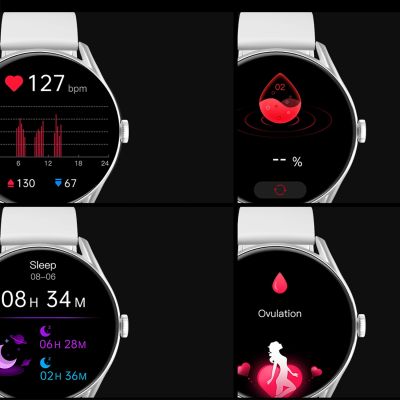 5. Smartwatch QCY Watch GT AMOLED IPX8 280mAh - czarny