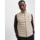 5. Jack&Jones męska kamizelka bezrękawnik JJEBRADLEY LIGHT BODYWARMER COLLAR NOO 12280973 CROCKERY