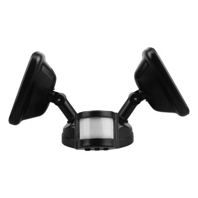 6. MACLEAN ŚCIENNA LAMPA LED, Z CZUJNIKIEM PIR, 20W, 1500LM, IP65, NEUTRAL WHITE 4000K, CZARNA MCE524 B