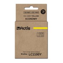 Actis KB-1100Y Tusz (zamiennik Brother LC1100Y/980Y; Standard; 19 ml; żółty)