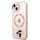 2. Etui Karl Lagerfeld Iconic Karl&Choupette MagSafe na iPhone 14 Plus - różowe