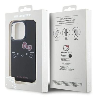 8. Etui Hello Kitty IML Kitty Face na iPhone 15 Pro Max - czarne