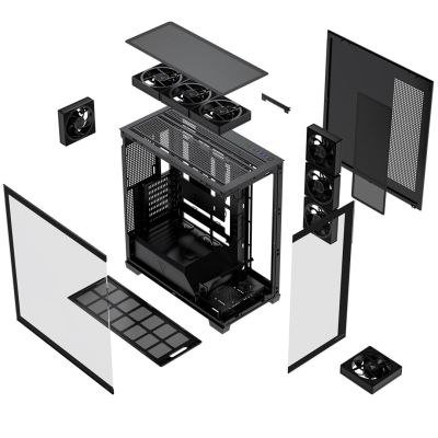 11. MODECOM OBUDOWA VOLCANO STELLAR PLUS ARGB MIDI 8F BLACK