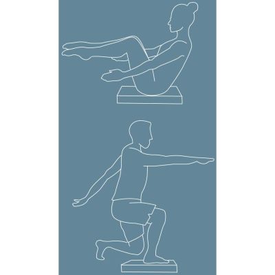 22. MATA PODUSZKA KOSTKA RÓWNOWAŻNA PAD BALANCE UMBRO