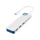 2. HYPER HD4101BUGL stacja dokująca USB Type-C Niebieski, Biały