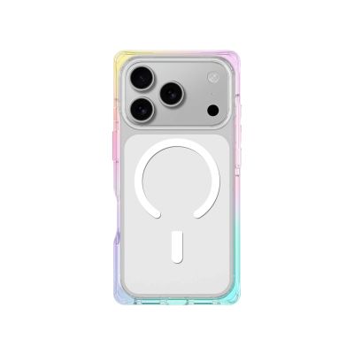 2. Etui AMAZINGTHING Omni na iPhone 17 Pro kompatybilne z MagSafe - przezroczyste-tęczowe
