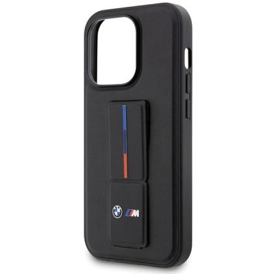 6. Etui BMW Grip Stand Hot Stamp iPhone 14 Pro - czarne