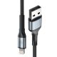 2. Kabel 3mk Hyper 3mk Hyper Cable N-SERIES USB-A / Lightning 1m 5V/2.4A 12W / czarny