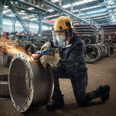6. BOSCH SZLIFIERKA KĄTOWA 125mm 1200W GWS 12-125 S
