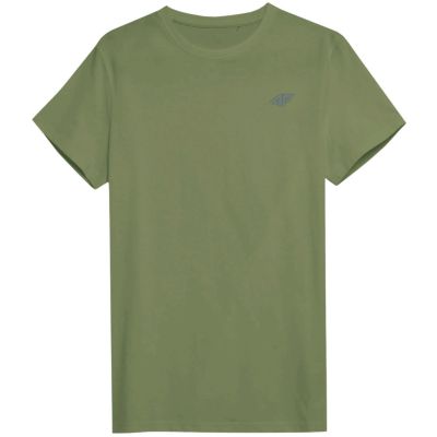 3. T-shirt bewełniany męski 4F 4FWSS26TTSHM4484-44S