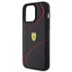 6. Etui Ferrari Twist Metal Logo na iPhone 15 Pro Max - czarne